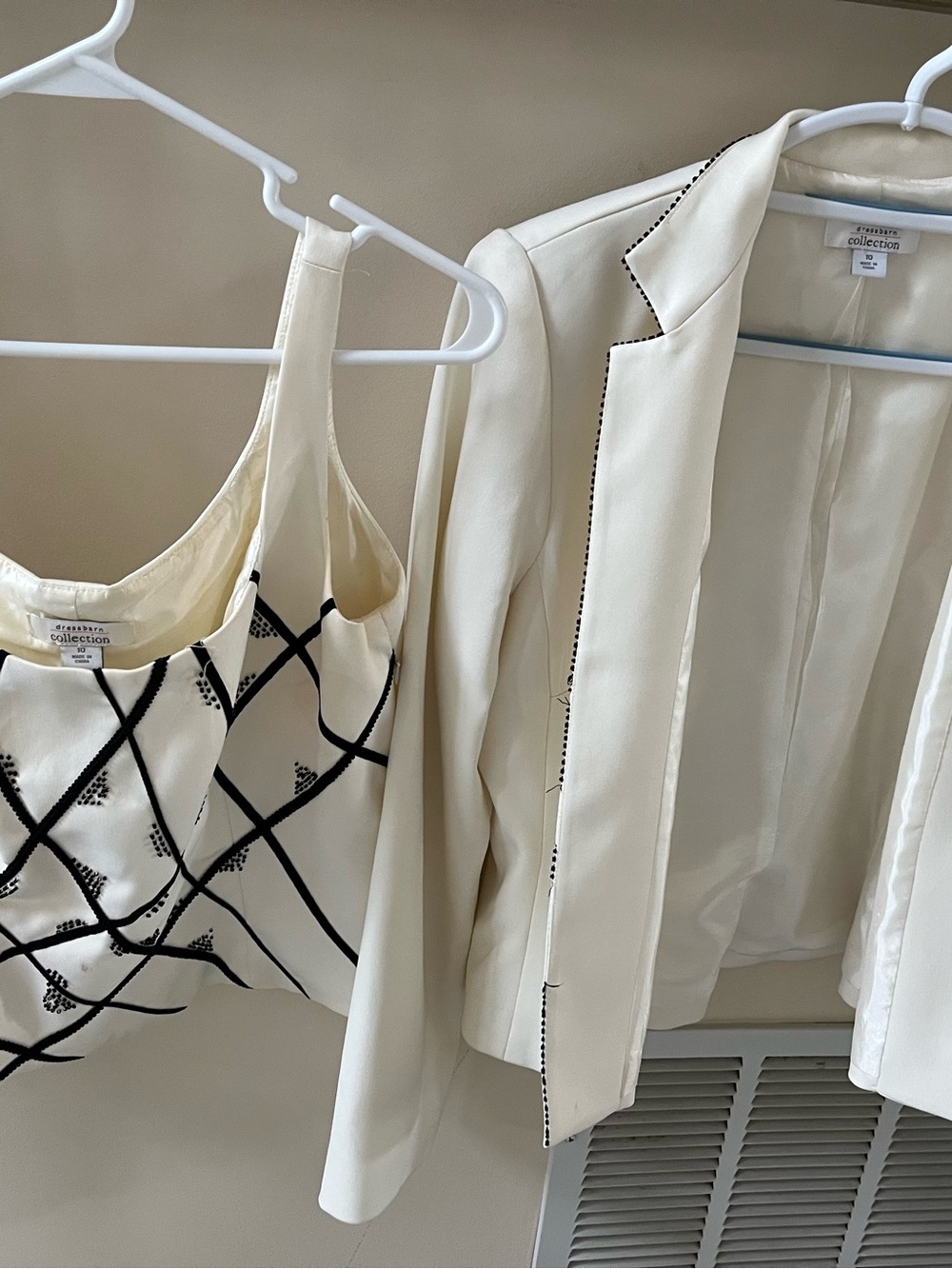 Elegant Dressbarn Collection 2-Piece Jacket & Camisole Set